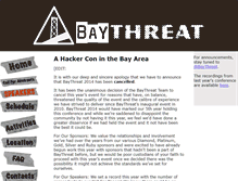 Tablet Screenshot of baythreat.org